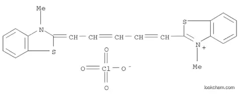 Molecular Structure of 80751-09-3 (Benzothiazolium,3-methyl-2-[5-(3-methyl-2(3H)-benzothiazolylidene)-1,3-pentadienyl]-,perchlorate)